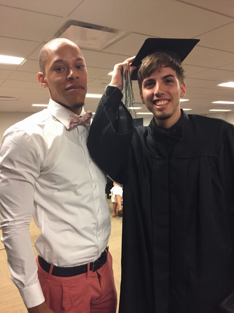 Nicolas said NewBridge Jobs Plus Educational Coordinator really motivated him to succeed.