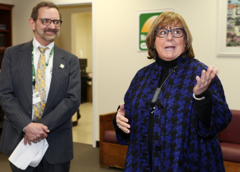 Robert Parker and Morris County Freeholder Director Kathy DeFilippo
