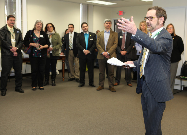 NewBridge CEO Robert Parker speaking